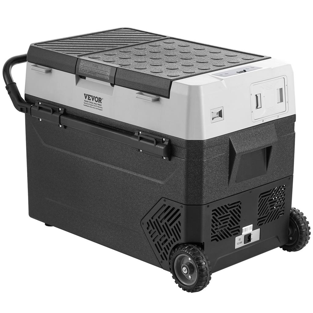 VEVOR Portable Car Refrigerator, 12 Volt Car Refrigerator Fridge, 60 L / 63.4 QT Single Zone Portable Freezer