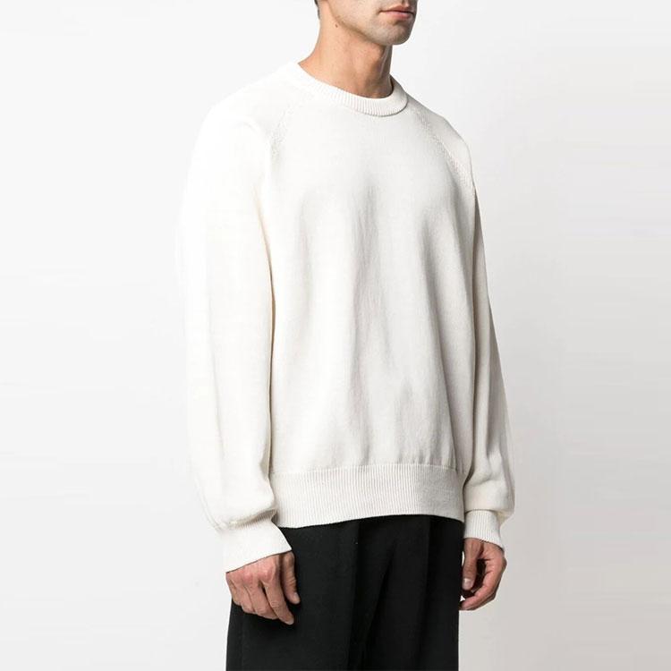Men's adidas Y-3 Sweatshirts Men's White Crew Neck Moderate