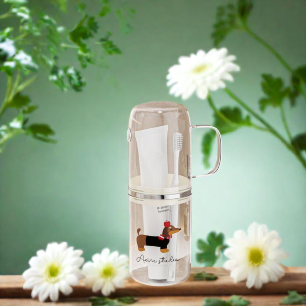Plastic Brushing Cup Dustproof Mouthwash Cup Portable Tooth Cup  Bathroom