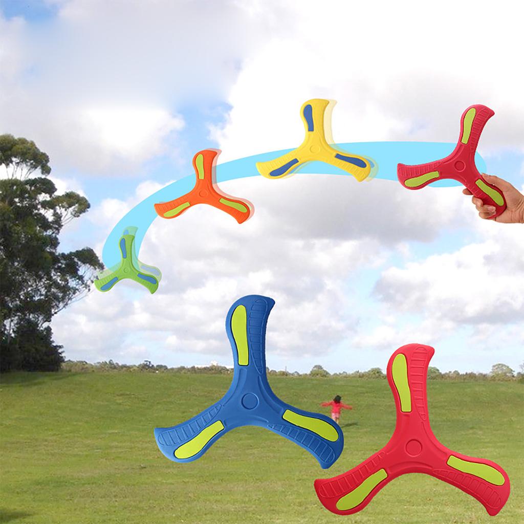 Outdoor Toy EVA Three Leaf Foam Hand Thrown Safety Boomerang Children's Sports Boomerang Fly Back Automatically