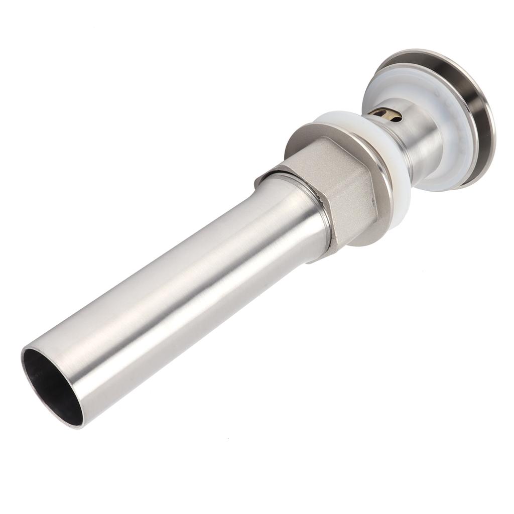 Stainless Steel Sink Drain with Overflow Undercounter Sink Drain Filter Stopper for Home
