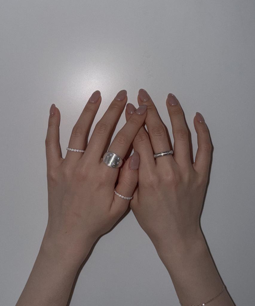 Knosis [925 Silver] Mini Rose Layering