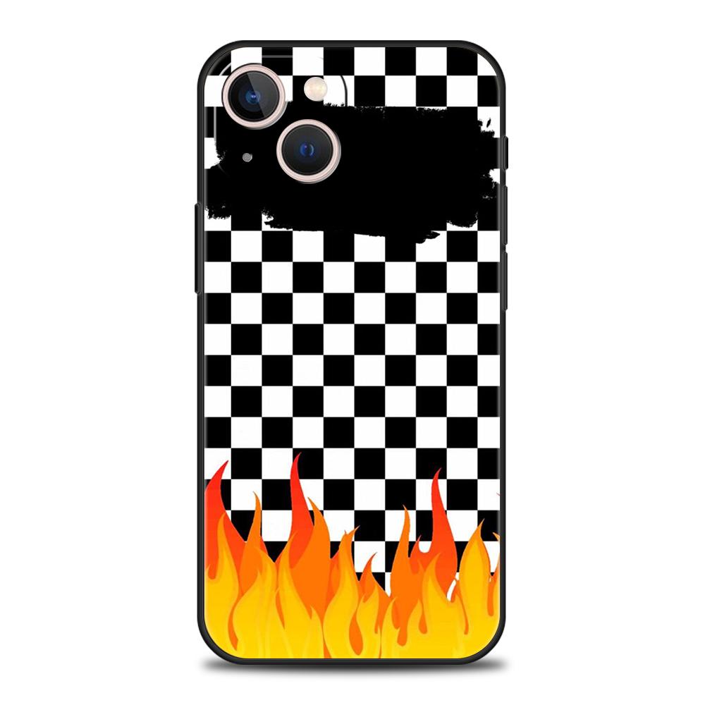 Luxury TPU Soft Phone Case For iPhone 17 Air 16E 16 11 15 14 Pro MAX 12 13 7 8 Plus X XR XS SE 2022 Cover chess board art