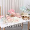 Kid Baby 2 Pieces Set Straw Hat and Handbag Summer Little Girl Children Bowknot  Sun Cap Panama For Outdoor Beach Party Holiday