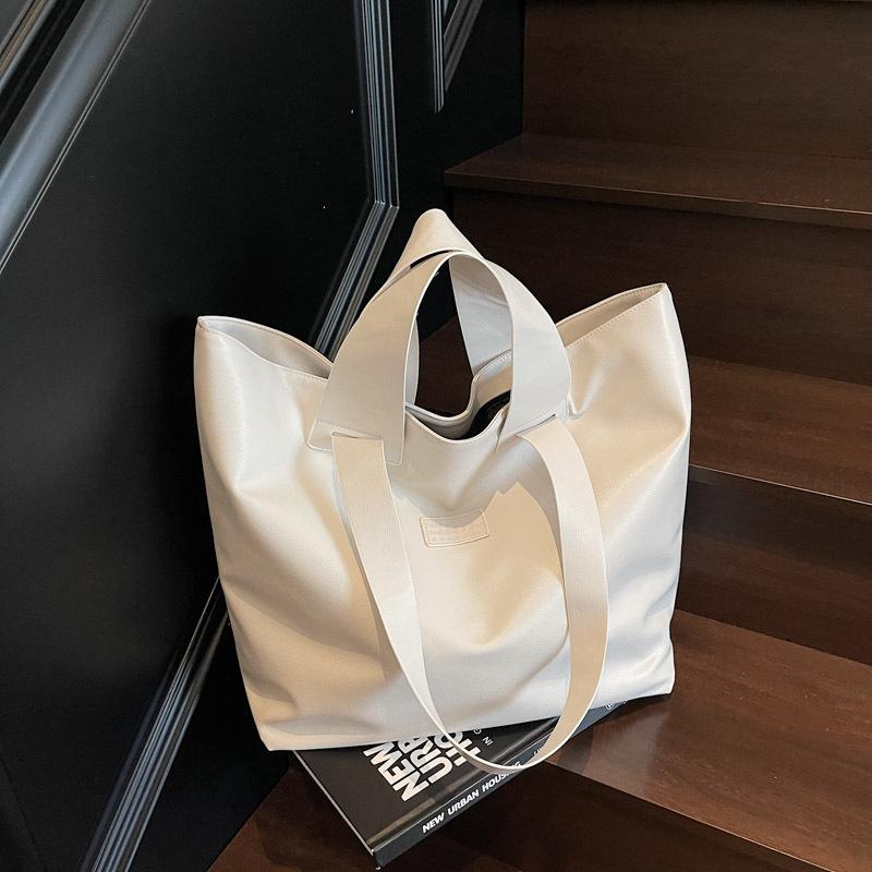 Large-capacity bag women's new fashionable and simple commuter bag trendy shoulder bag tote bag