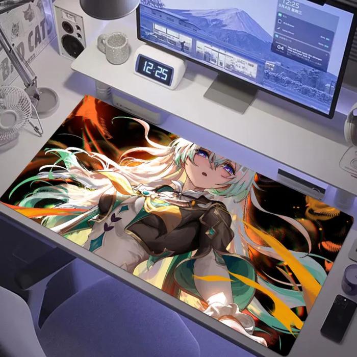 HD Print Honkai Star Rail Firefly Computer Mousepad Mouse Mat Desk Mat With Pad Gaming Accessories Prime Gaming XXL Keyboard Pa