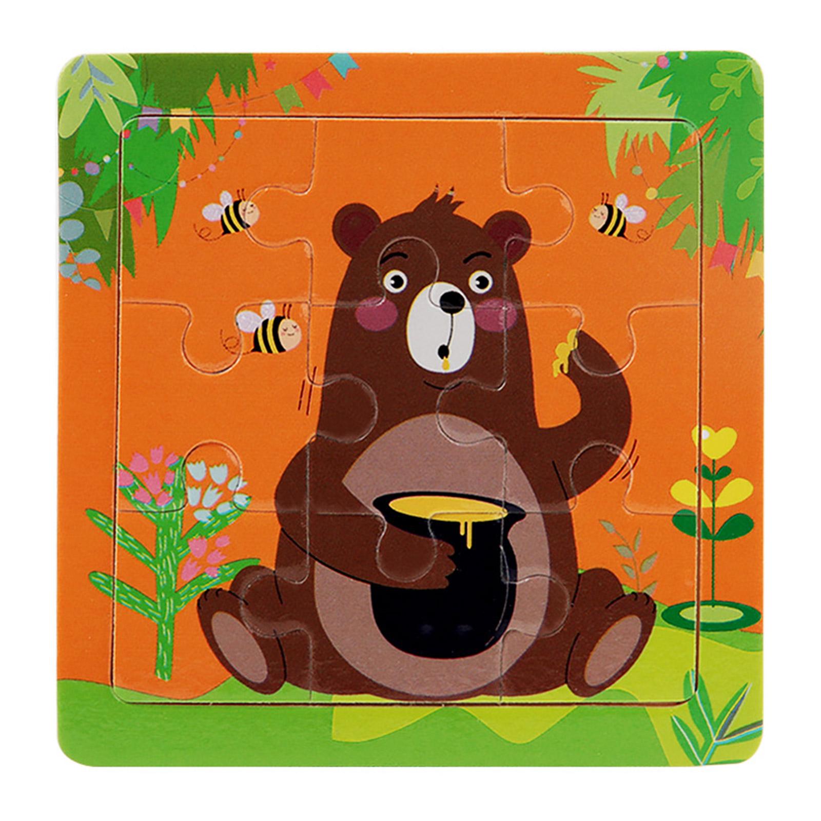 

9 шт. Деревянные пазлы, игрушки для детей, развивающие пазлы для детей, мальчиков, девочек, взрослых, семей и детей от 3 лет и старше 5