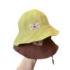 Solid Color Baby Sun Hat Soft Cotton-Linen Bucket Hat Cute Fisherman Cap  Summer
