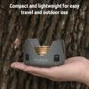 Mini Alcohol Stove Ultralight Copper Spirit Burner with Aluminium Stand for Backpacking Camping