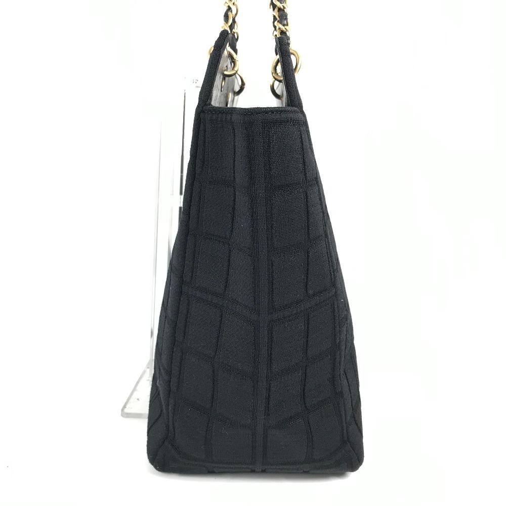 CHANEL CC CC Mark chocolate bar Tote Bag Shoulder Double Chain Bag Shoulder Bag