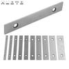 HUOTO 1/8" Imperial Parallel Risers, 10 Pairs - Equal Height Blocks for Milling Machine Vise Tool