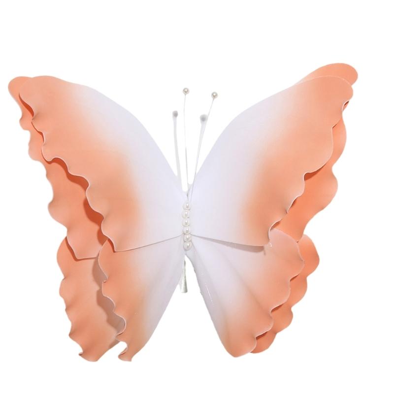 Lebendige Farbfalter Partyraum Dekoration 50cm Großes 3D-Schmetterlingsornament für Hochzeit und Event Wandkunst