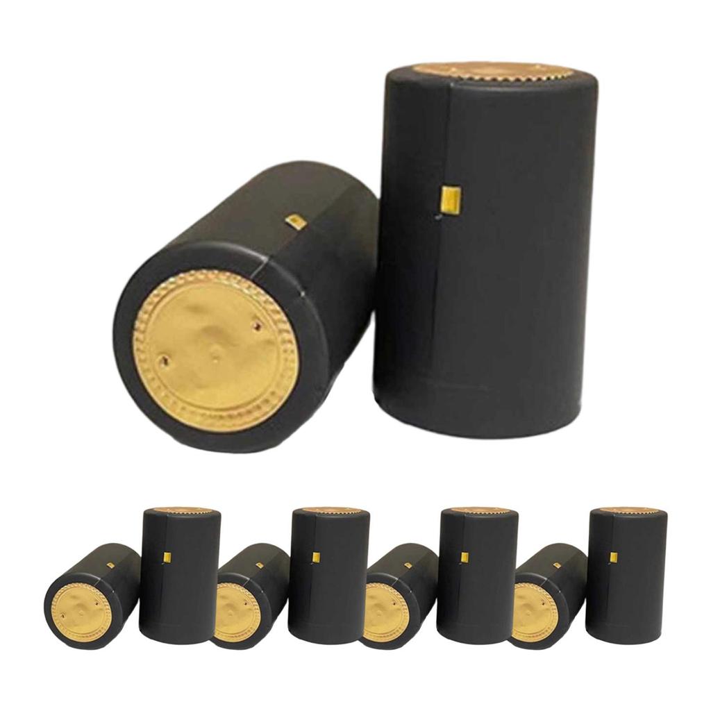 100Pcs Wine Bottle Caps Fashion DIY Lightweight Portable Heat Shrink Capsules