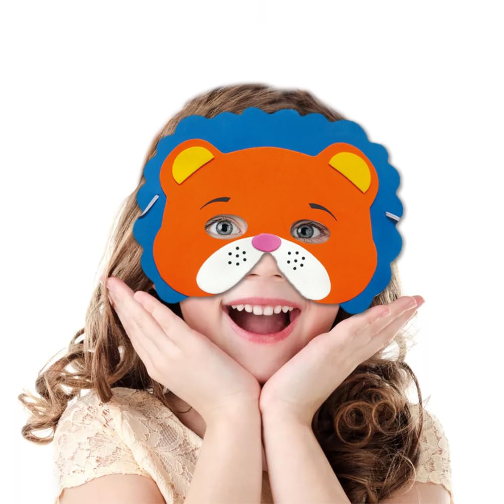 12 Cute Animal Masks for Photo Masquerade and Kids Gifts [Zeaiiisiy] Halloween, Props, Balls, Birthdays, Parties, Costumes,