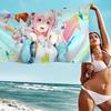Super Sonico Manga Anime Big Microfiber Beach Towels Quick Dry Towel Sand Beach Towels Pool Towel for Travel Swim Pool Yoga