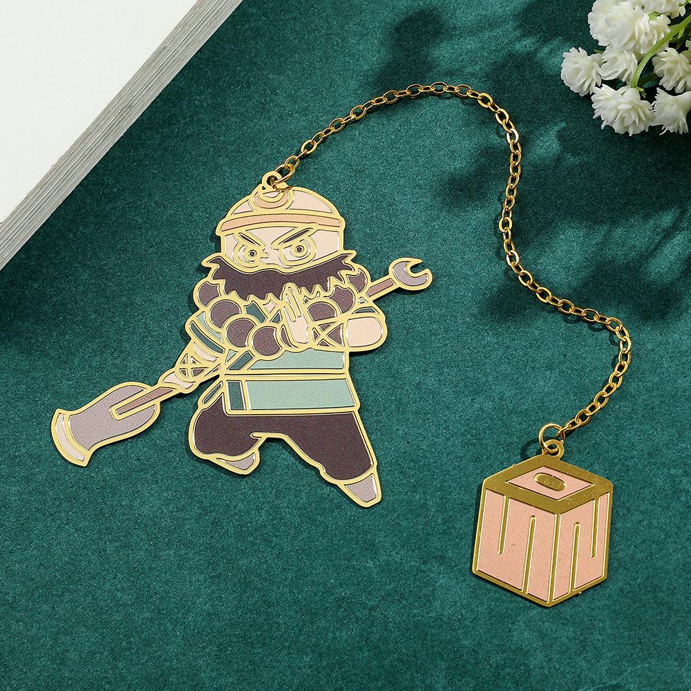 Chinese Artistic Metal Bookmark: Journey to the West Characters