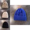 Winter Knitted Cap For Men With Letter Prints Thick Cold Weather Sports Style
