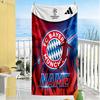 Bayer Munich Soccer Fan Customize Text Beach Towel High Absorbency & Quick-Dry Perfect for Traveling Yoga Camping and Swimming