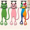 2D Acrylic 3-Piece Cat Bookmark Set