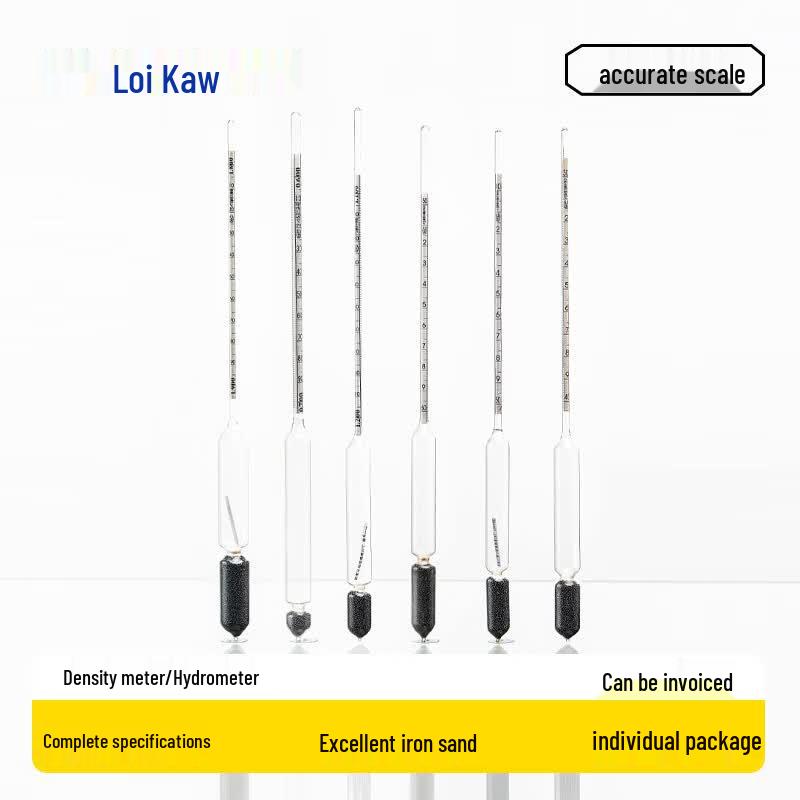 Leigu Laboratory Glass Hydrometer Densitometer