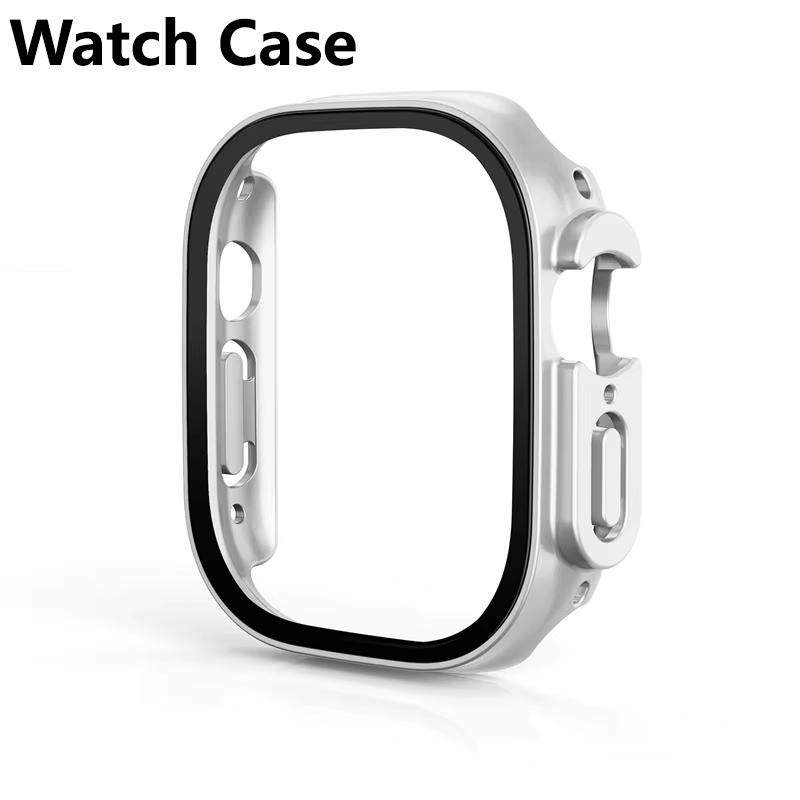 Stainless Steel titanium alloy Strap For Apple Watch Band Ultra 2 49mm 44mm 45mm 41mm Bracelet iwatch Series 6/7/8/9 watch case