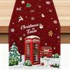 New Year Christmas Table Runner Xmas Party Flag Cover Christmas Table Flag Navidad Gift Merry Christmas Decorations