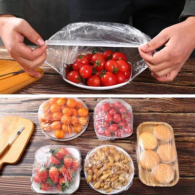 Wielokrotnego użytku jednorazowa osłona żywności plastikowa folia trwała elastyczna pokrywka żywności do misek elastyczne osłonki talerzy do kuchennej torby do przechowywania żywności