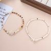 2Pcs Starfish And Turtle Designs Pendant Jewelry Gift For Women Summer Ocean Anklet Necklace Waist Chain