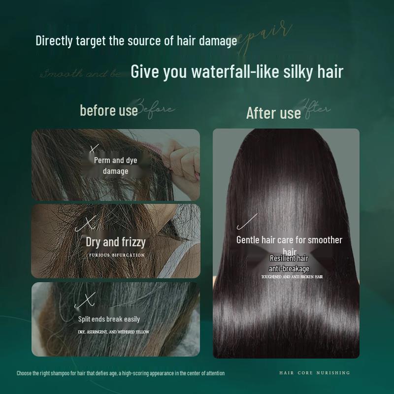 Guran Tang Multi-peptide Keratin Cream & Shampoo Set