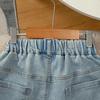 New Style Girls Denim Shorts Summer Wear Summer Pants For Children Fashion Jeans Casual Sports Shorts With Bowknot