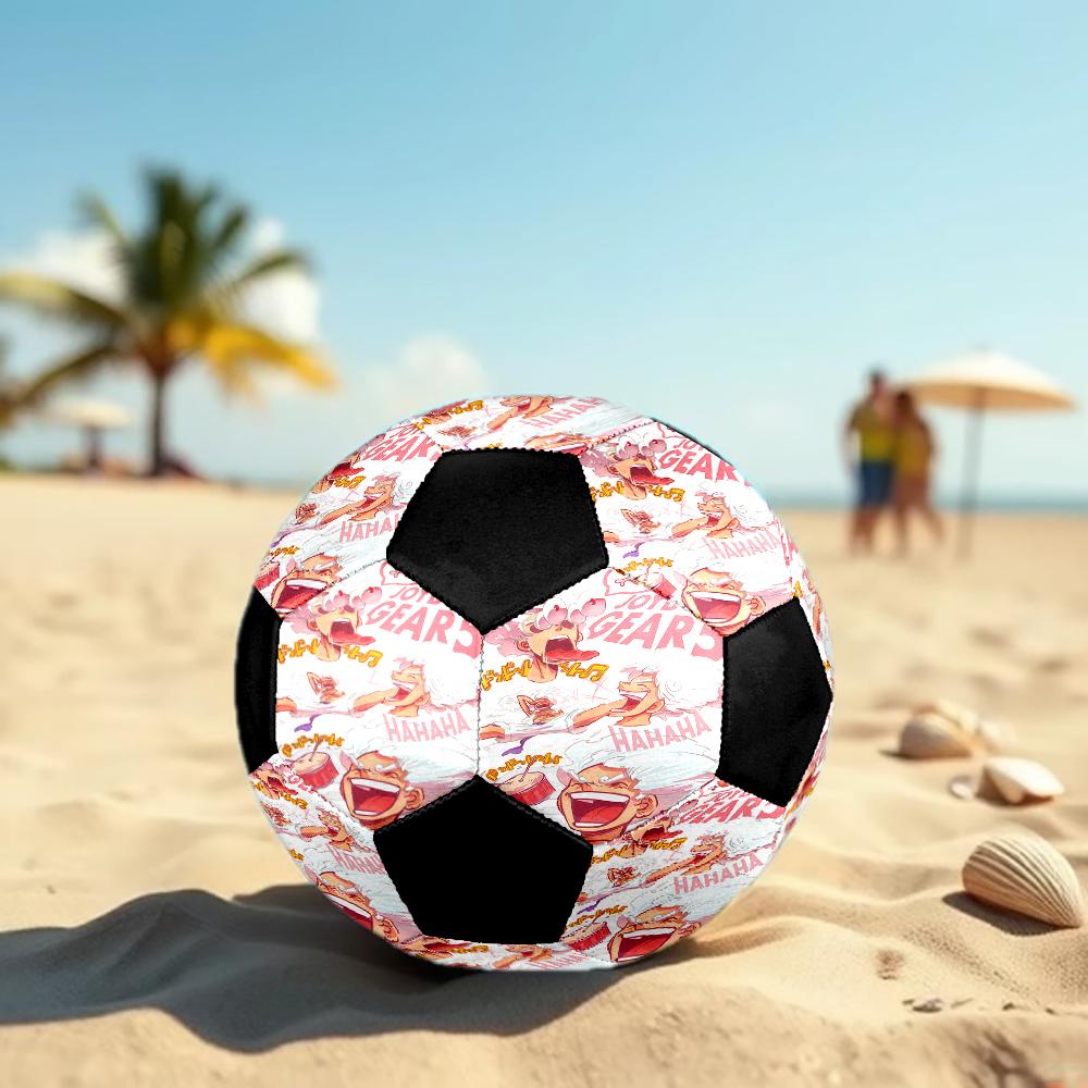 1pc Anime One Piece Football Soccer Ball Size 5 Indoor Soccer Ball Fashion Colorful  Backyard Game -Great For Sports Fans Gift HE54