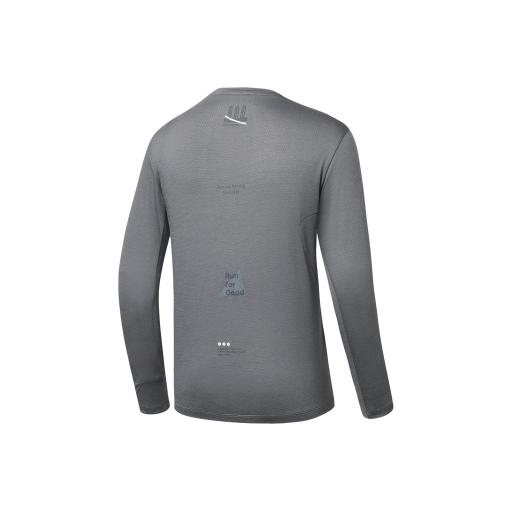 Saucony Soft Versatile Crew Neck Pullover Long Sleeve T-Shirt Unisex Tops SA2250LT94T-MG031