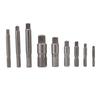 9 Pcs Pipe Extractor Set CrMo Steel Broken Pipe Removal Tool Kit with Storage Box for Maintenance