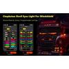 LED Flexible Screen Truck Devil Eye, RGB Color Changing Eye Light with App Control, Waterproof Grille Light for Pickup &  Cars