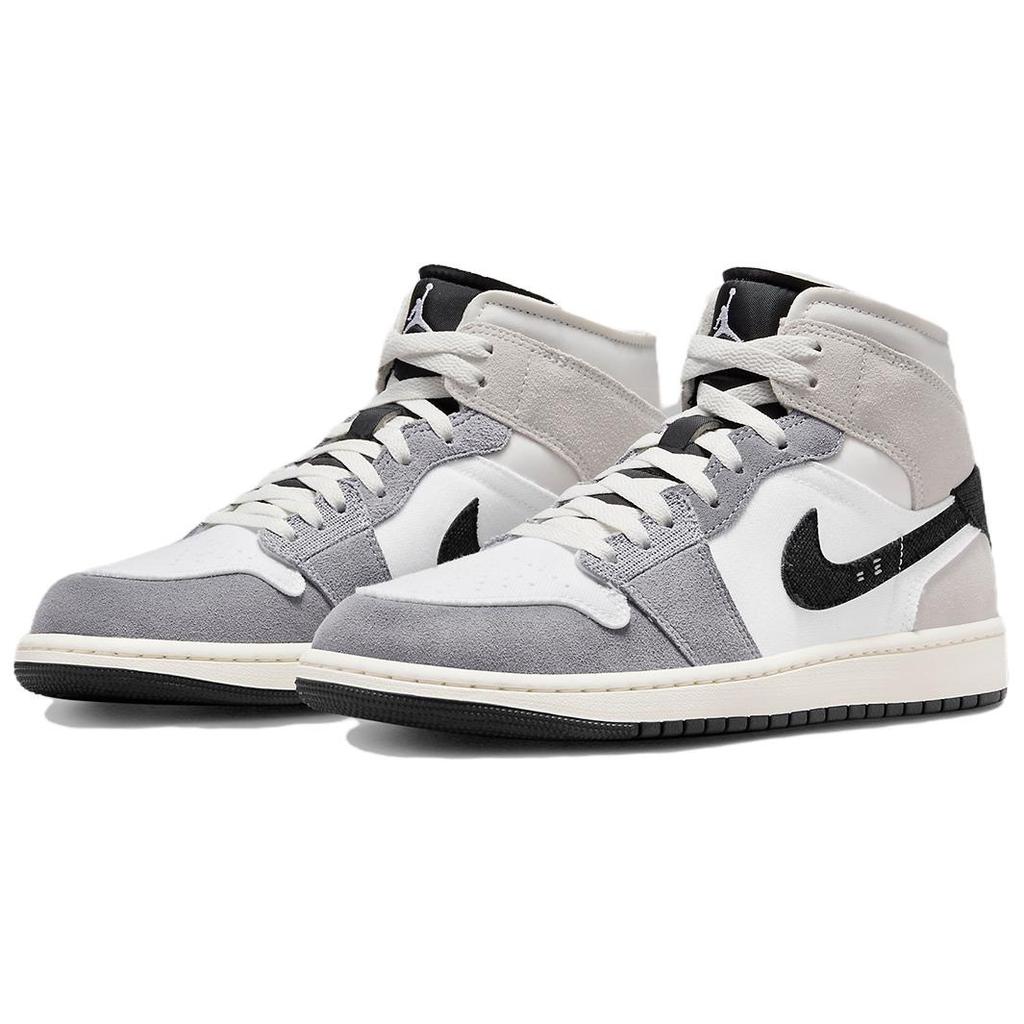 Air Jordan 1 Mid SE Craft 'Inside Out - Cement Grey' Men's DZ4136-002
