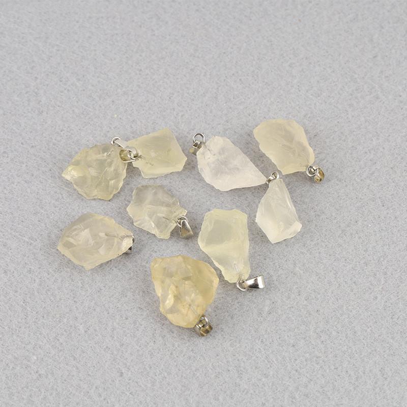 10 Pieces Irregular Natural Raw Stone Pendant for Jewelry Making DIY Necklace Earrings Accessories Reiki Healing Crystal Chakra Gemstone Pendant