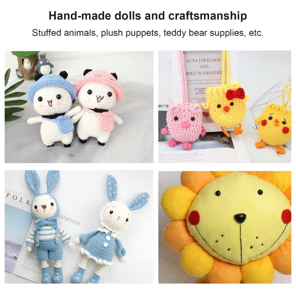 

264pcs Assorted Colors Movable Joints Various Sizes DIY Accessories Teddy Bear Eyes Handmade Dolls