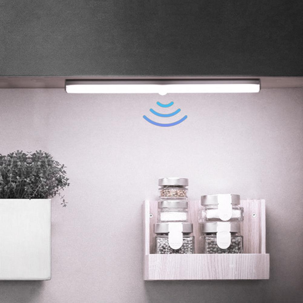 LED Closet Light High Capacity Battery Motion Sensor Kitchen Lighting Lamp Detachable Magnetic Easy Installation for Home Office