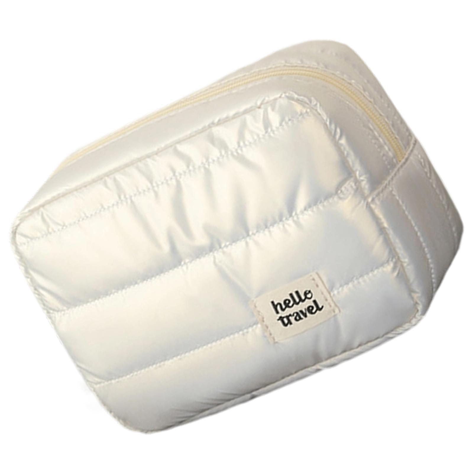 

Large Capacity Portable Makeup Storage Bag for Women Travel Toiletry Holder Sturdy Waterproof Polyester Cosmetic Case 2