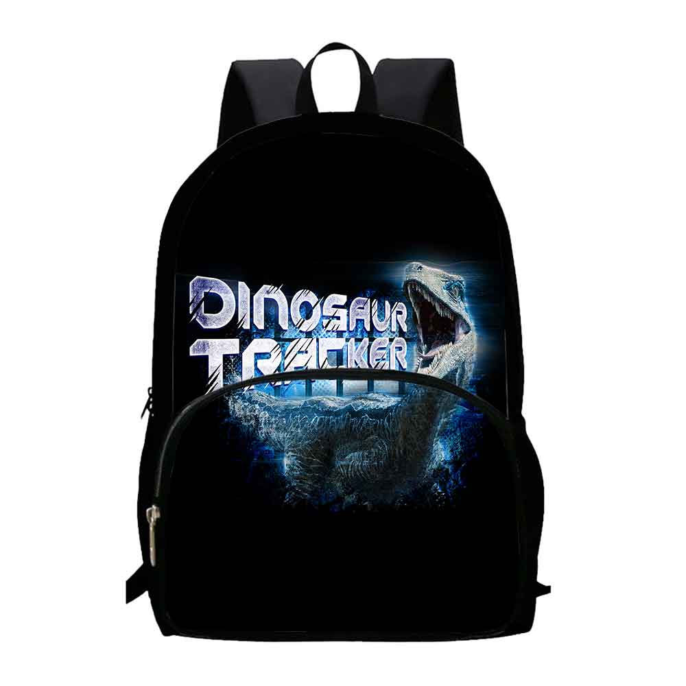 Dinosaur School Backpack for Grade 1-3 Cartoon School Bags for Boys Large Capacity Animal Prints Child Backpack