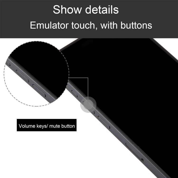 Telefon-Dummy Display Für IPhone 14 Pro Max 6,7 Zoll – Schwarz, Ohne Logo, Zum Ausprobieren