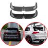 For VW Golf 8 MK8 8.5 GTI GTD R TSI TDI 2019 To 2026 Oettinger Style Car Rear Roof Spoiler Wing Glossy Black Carbon Fiber Look