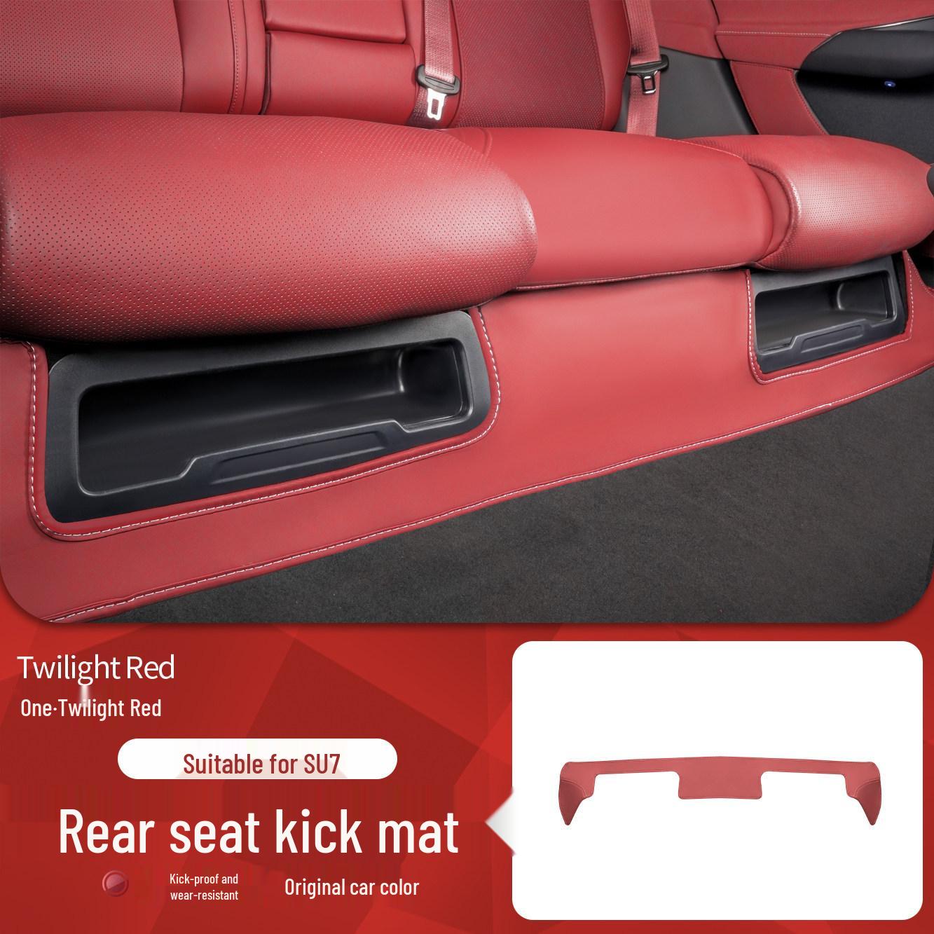 Anti-Kick Mat for Xiaomi SU7: Rear Seat Dirt Protection Pad