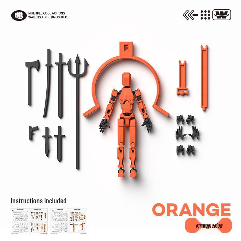 

Магнитная шарнирная фигурка солдата четвертого поколения - Декомпрессионная игрушка-конструктор для мальчиков