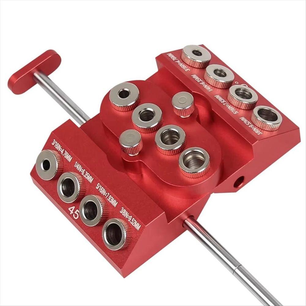 30/45/90 Degree Drill Hole Guide Jig Aluminum Zinc Zinc Alloy Woodworking Hole Drill  Wood Post