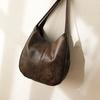Women Vintage Shoulder Bag Designers Pu Leather Handbags Female Luxury Top-Handle Hobo Bags Premium Durable Quality
