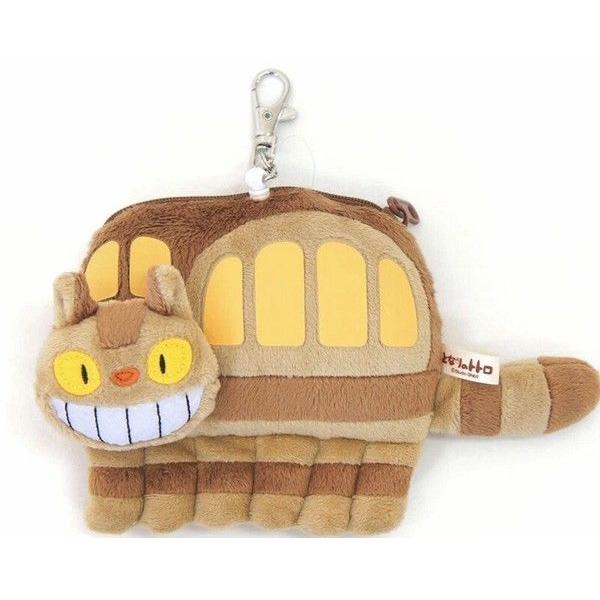 [New] Free wrapping My Neighbor Totoro Cat Bus Reel Pass Case Commuter Holder Plush Pouch Studio Ghibli