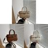 Womens Pu Small Square Bag With Top Zipper And Internal Phone Pocket For Daily Use