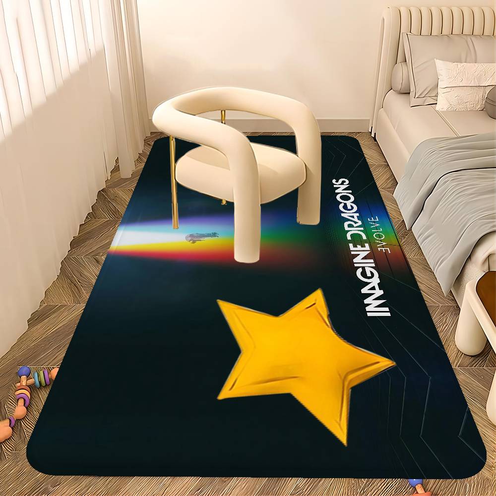 Imagine Dragon Band Floor Mat Rectangle Anti-slip Home Soft Badmat Front Door Indoor Outdoor Mat Welcome Doormat