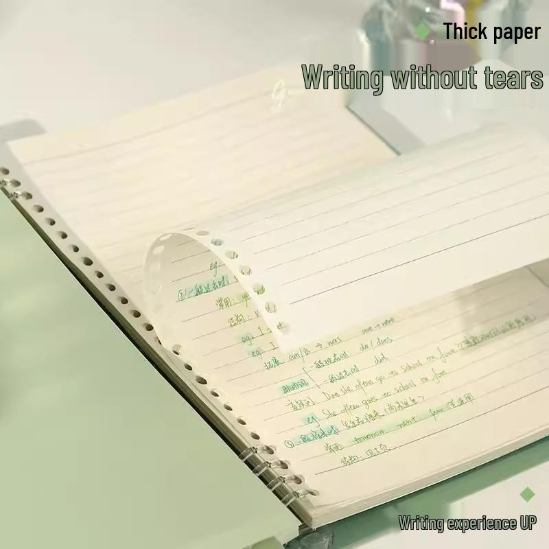 B5 Ergonomic Soft-Grip A5 Coil Notebook with Removable Hardcover for Junior & Senior High School Students